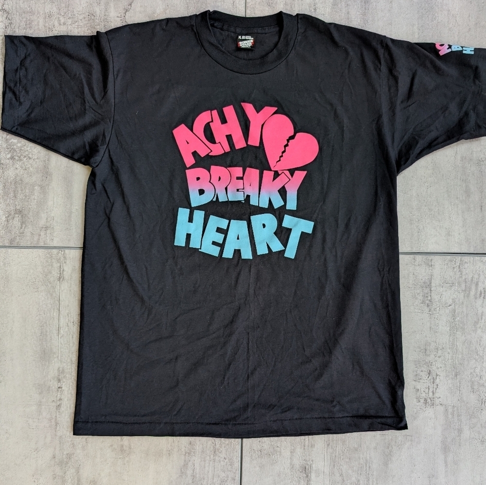 Vintage 90's Achy Breaky Heart Billy Ray Cyrus Black Single Stitch Graphic Shirt
